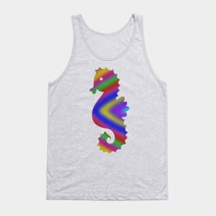 Rainbow Glow Seahorse Tank Top